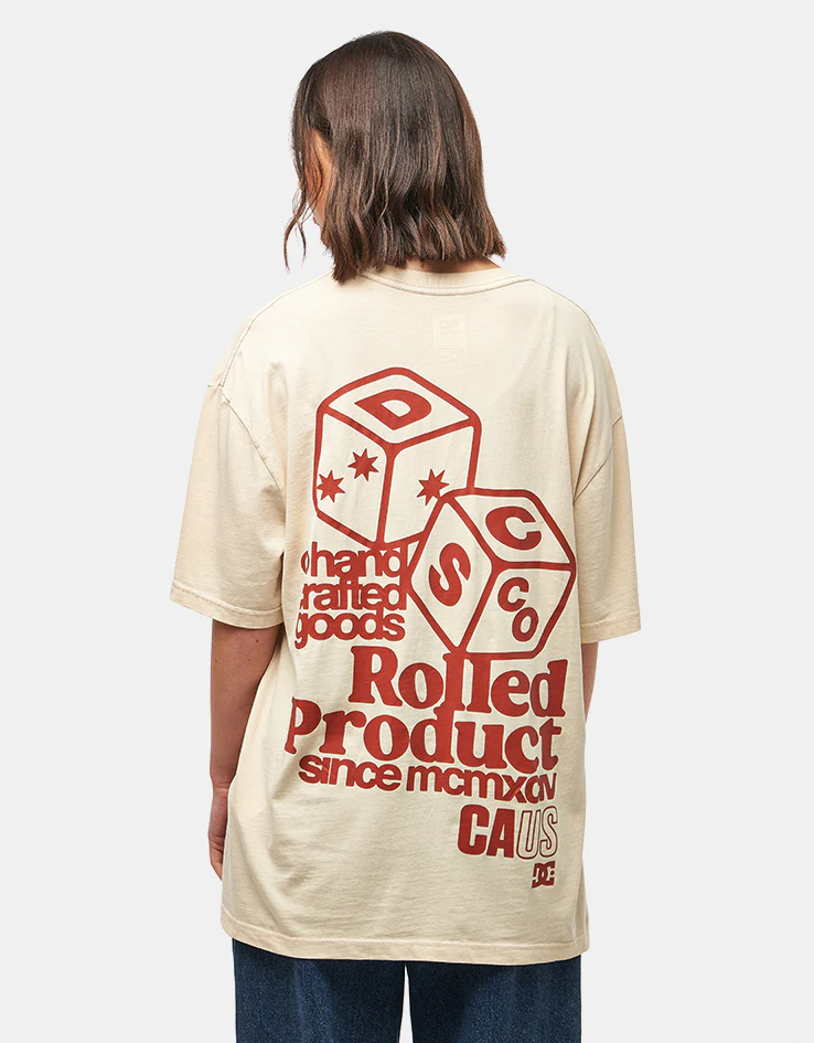 DC High Rollin T-Shirt - Oatmeal - Image 6