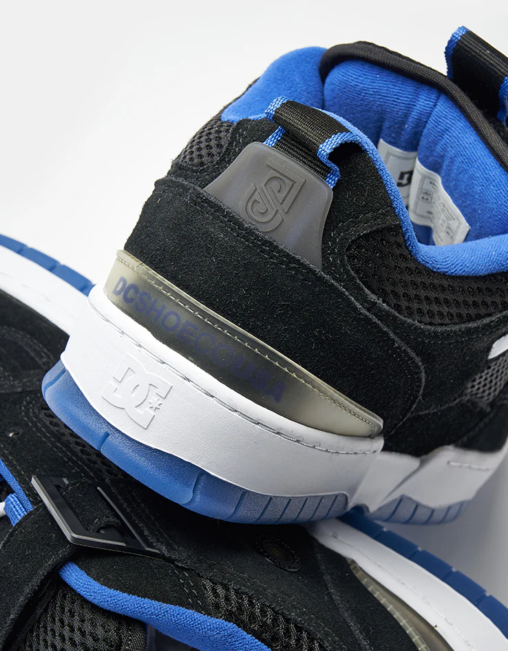 DC JS 1 Skate Shoes - Black/Royal - Image 2