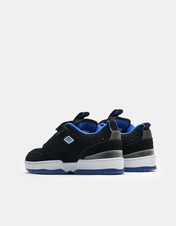 DC JS 1 Skate Shoes - Black/Royal - Image 5