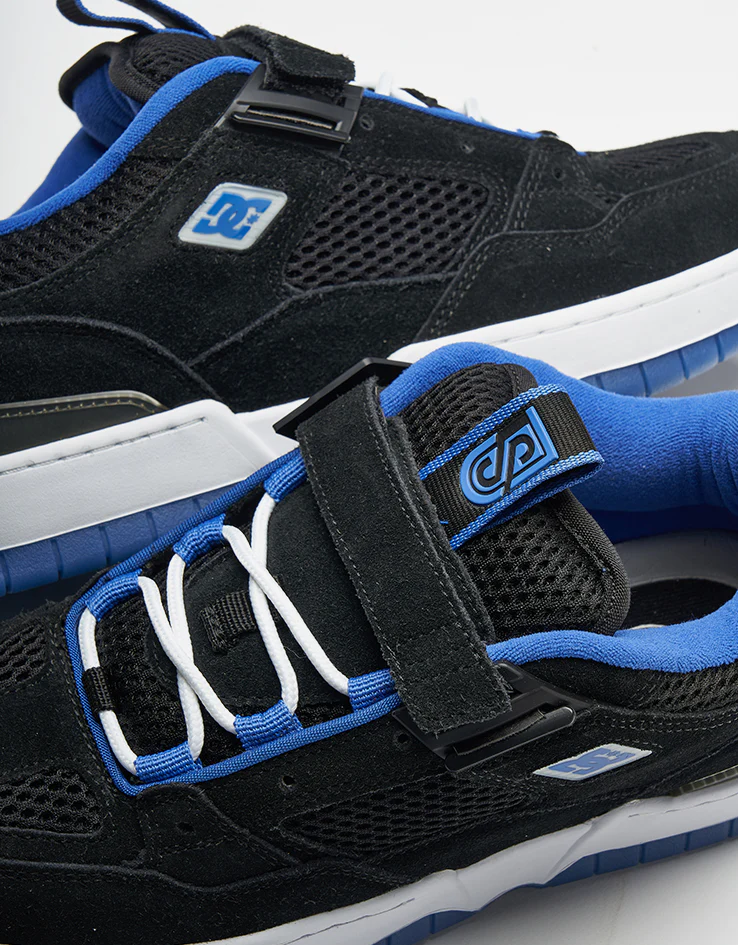 DC JS 1 Skate Shoes - Black/Royal - Image 6