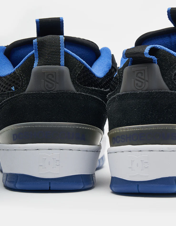 DC JS 1 Skate Shoes - Black/Royal - Image 8