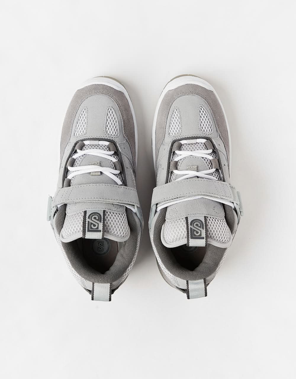 DC JS 1 Skate Shoes - Grey/Grey/Grey - Image 2