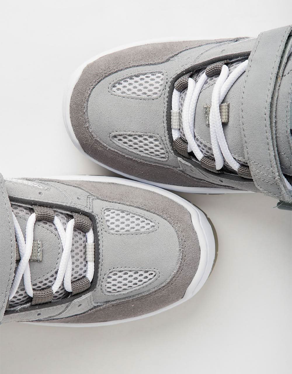 DC JS 1 Skate Shoes - Grey/Grey/Grey - Image 3