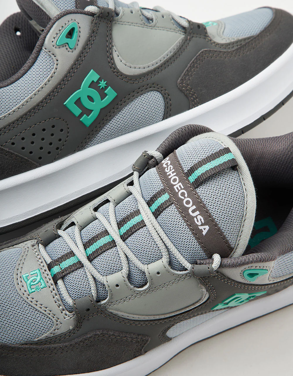 DC Kalynx Zero Skate Shoes - Grey/Grey/Grey - Image 4