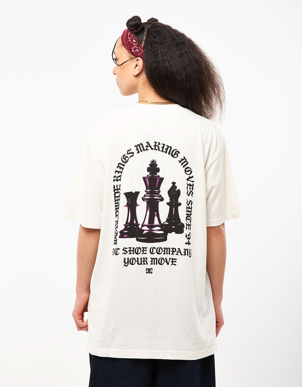 DC Kings Game T-Shirt - Lily White Acid Wash - Image 5