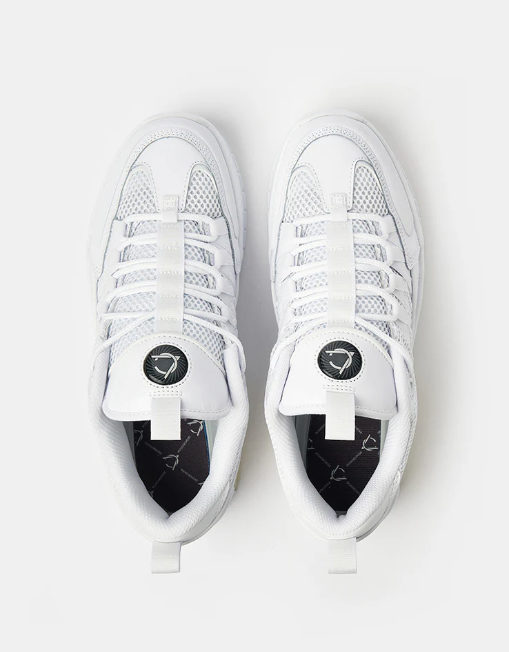DC Lucien Skate Shoes - All White - Image 2