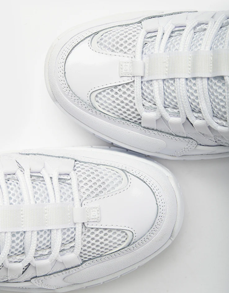 DC Lucien Skate Shoes - All White - Image 3