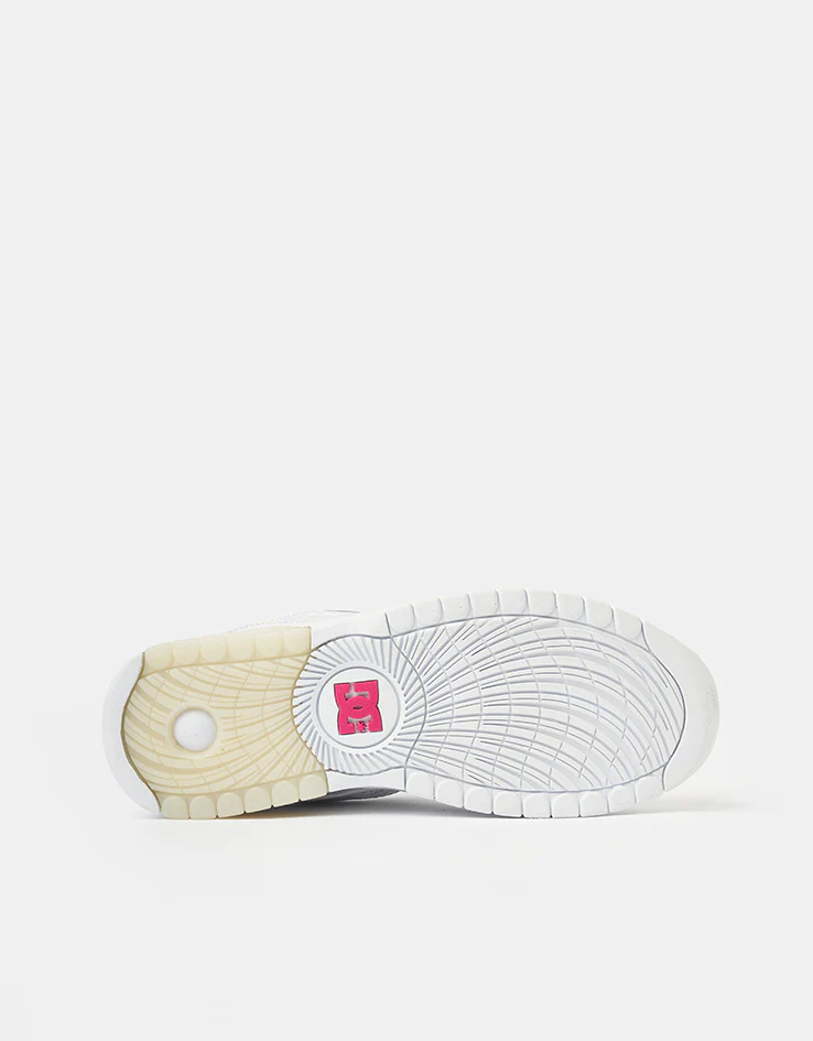 DC Lucien Skate Shoes - All White - Image 6