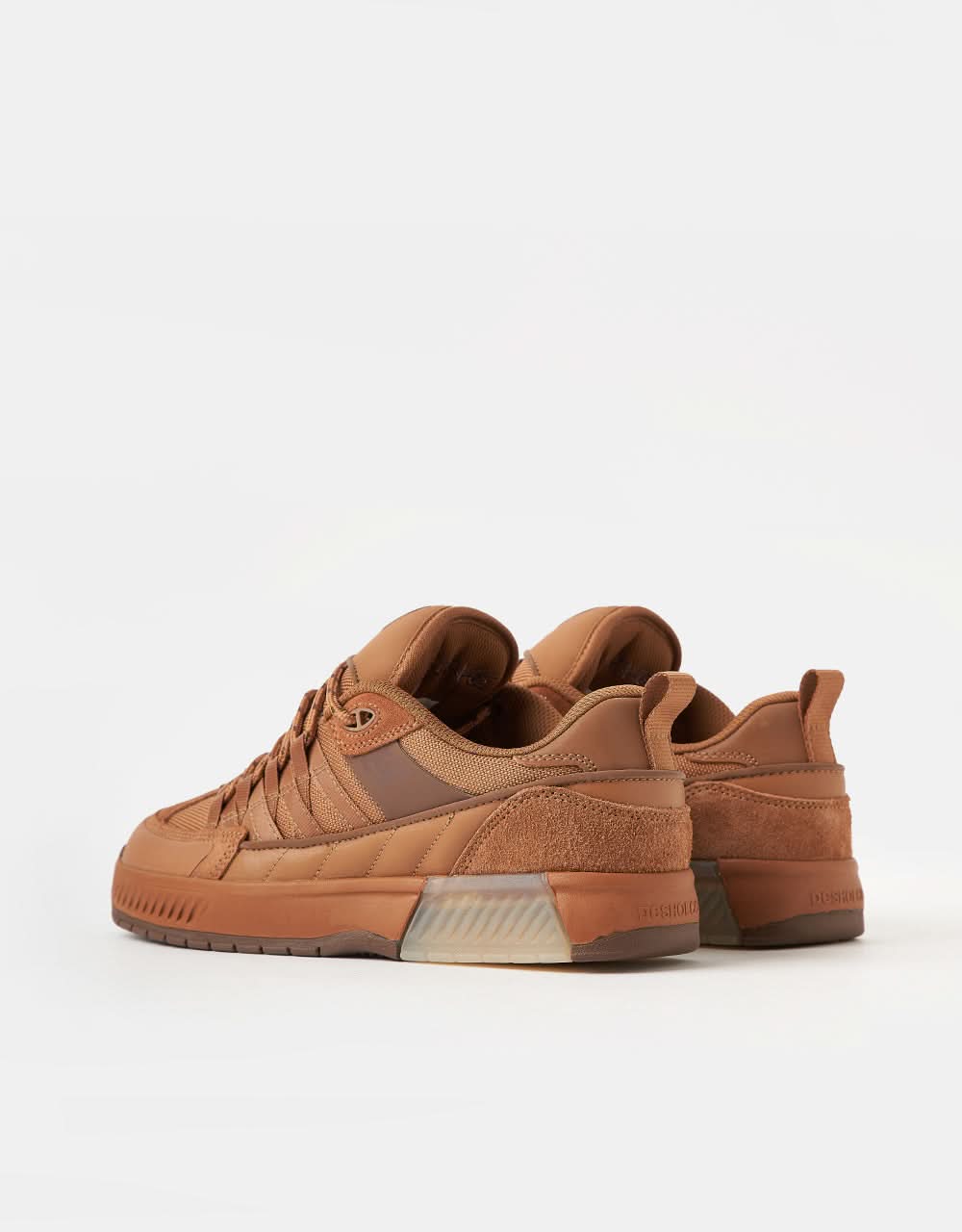 DC Lucien Skate Shoes - Brown/Tan - Image 7