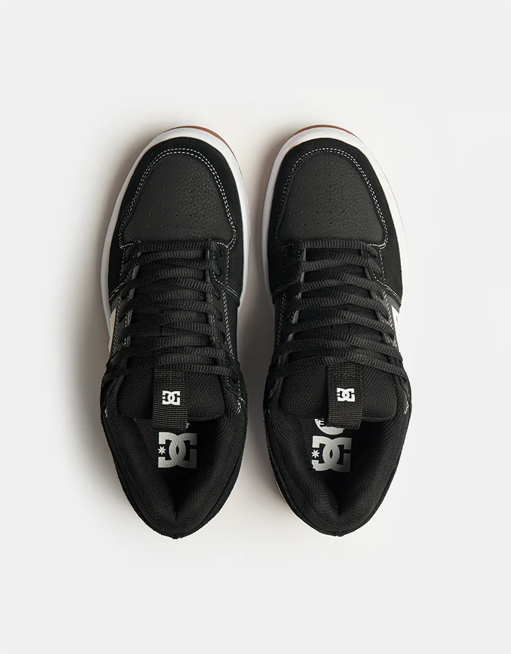 DC Lynx Zero Skate Shoes - Black/Black/White - Image 2