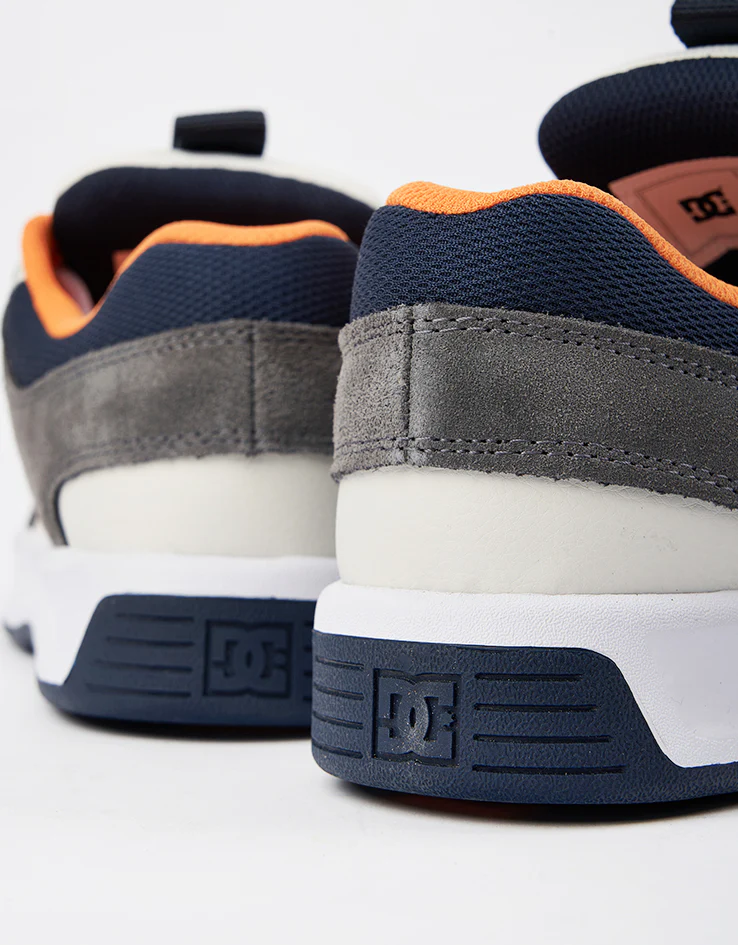 DC Lynx Zero Skate Shoes - Grey/Navy - Image 5