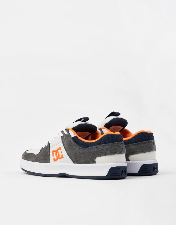 DC Lynx Zero Skate Shoes - Grey/Navy - Image 6