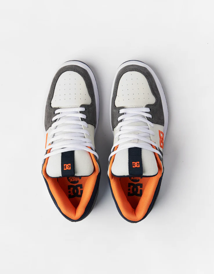 DC Lynx Zero Skate Shoes - Grey/Navy - Image 7
