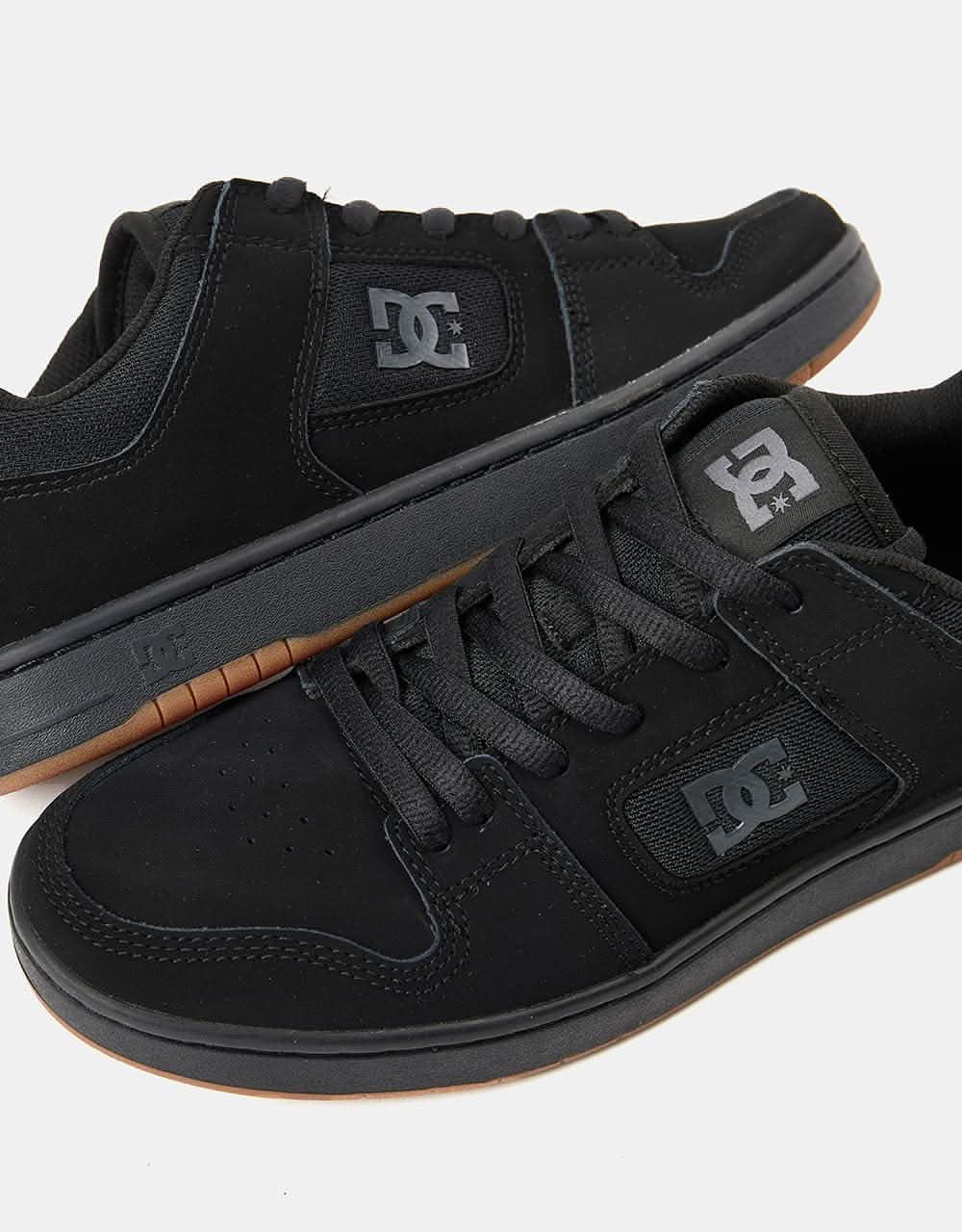DC Manteca 4 Skate Shoes - Black/Black/Gum - Image 5