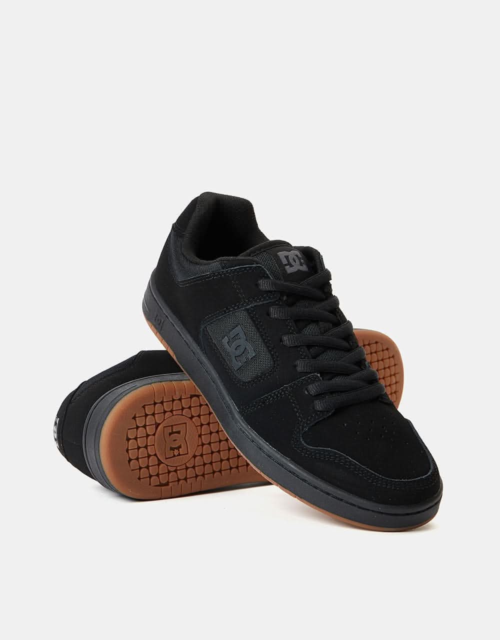 DC Manteca 4 Skate Shoes - Black/Black/Gum - Image 6