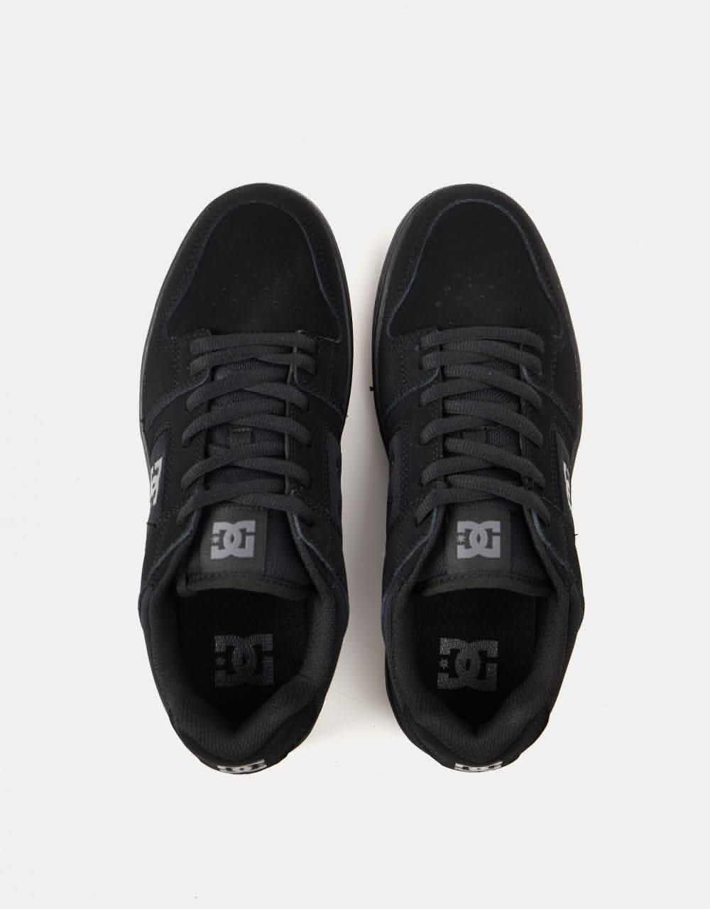 DC Manteca 4 Skate Shoes - Black/Black/Gum - Image 8