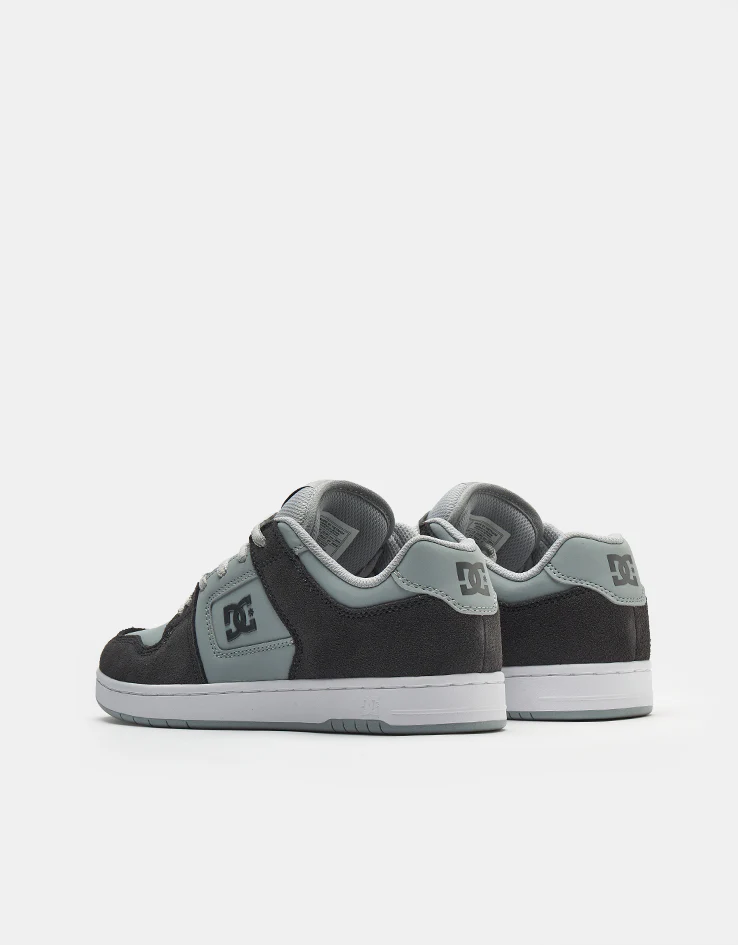 DC Manteca 4 Skate Shoes - Grey/Grey/White - Image 4