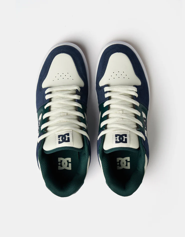 DC Manteca 4 Skate Shoes - Navy/White/Green - Image 2