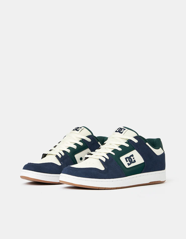 DC Manteca 4 Skate Shoes - Navy/White/Green - Image 3