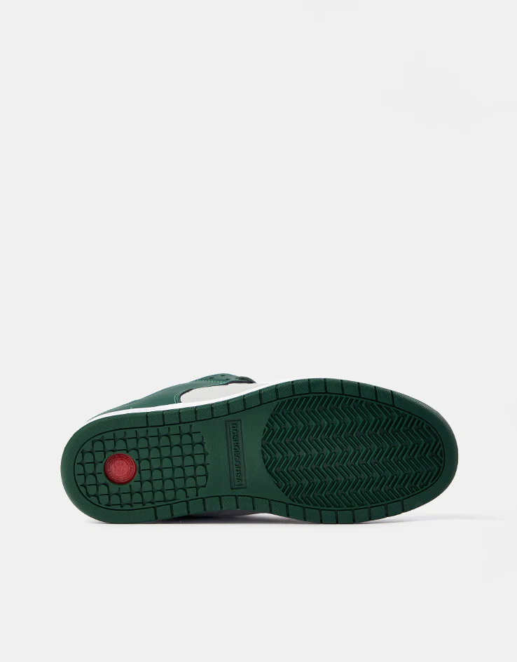 DC Manteca Se Skate Shoes - White/Grey/Green - Image 2