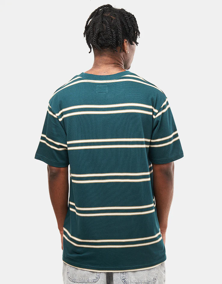 DC Portside Stripe T-Shirt - Deep Teal Portside Stripe - Image 2