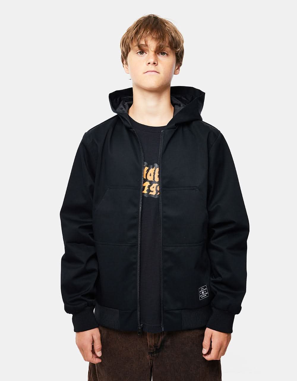 DC Rowdy Light Kids Jacket - Black - Image 8