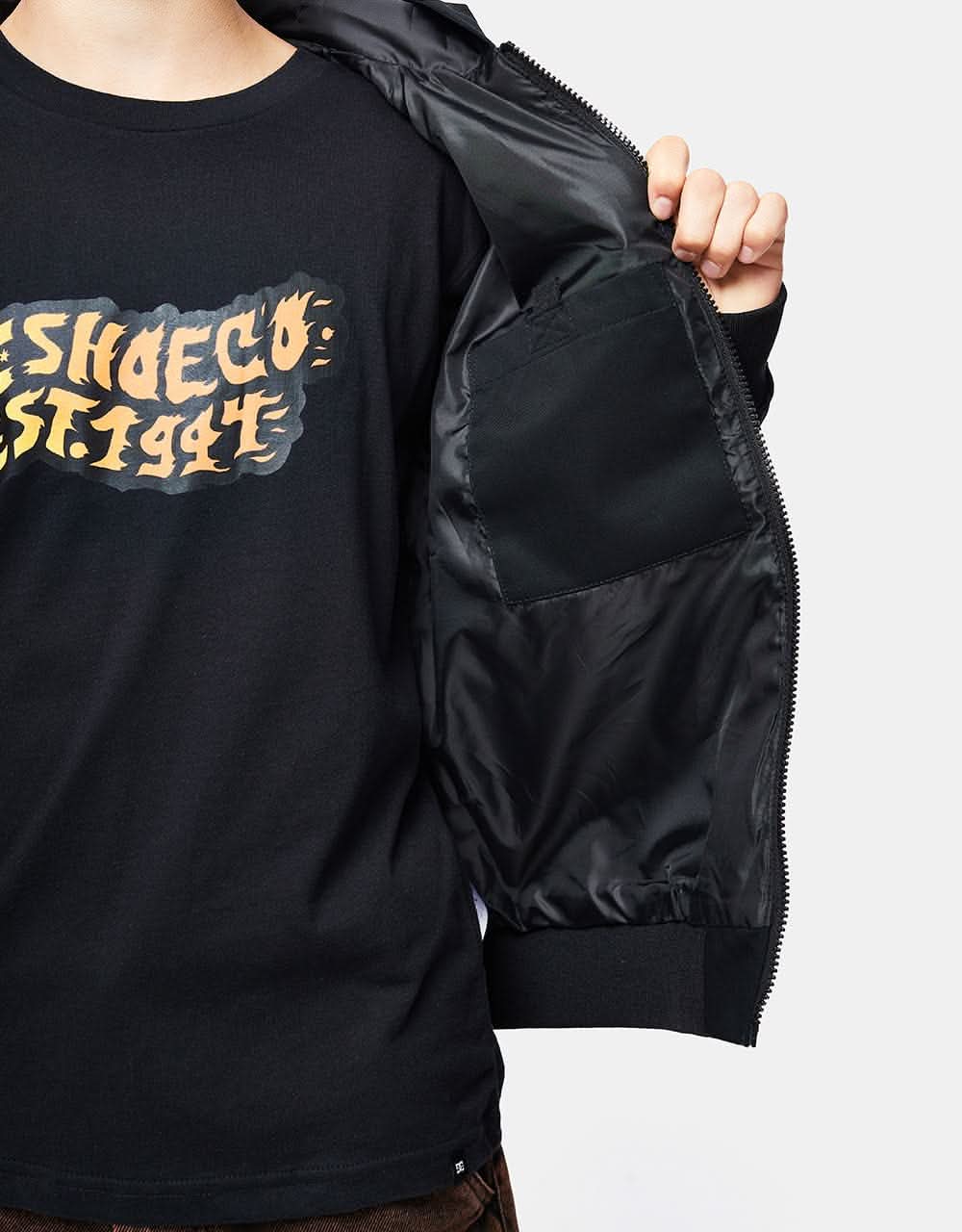 DC Rowdy Light Kids Jacket - Black - Image 9