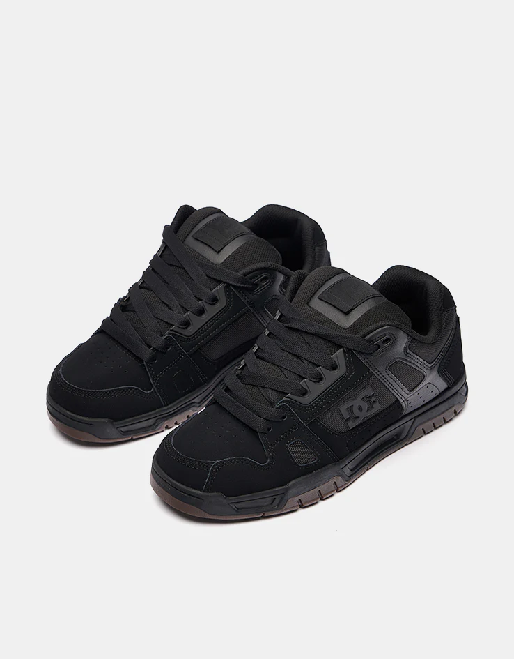 DC Stag Skate Shoes - Black/Gum - Image 3
