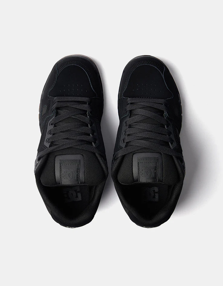 DC Stag Skate Shoes - Black/Gum - Image 7