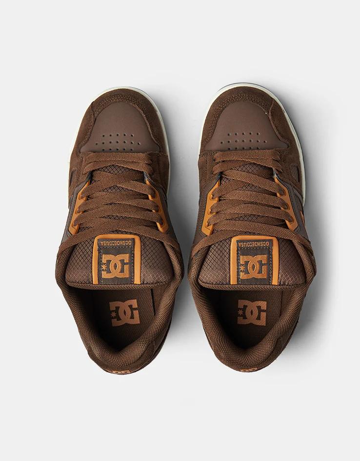 DC Stag Skate Shoes - Brown/Brown/Brown - Image 2