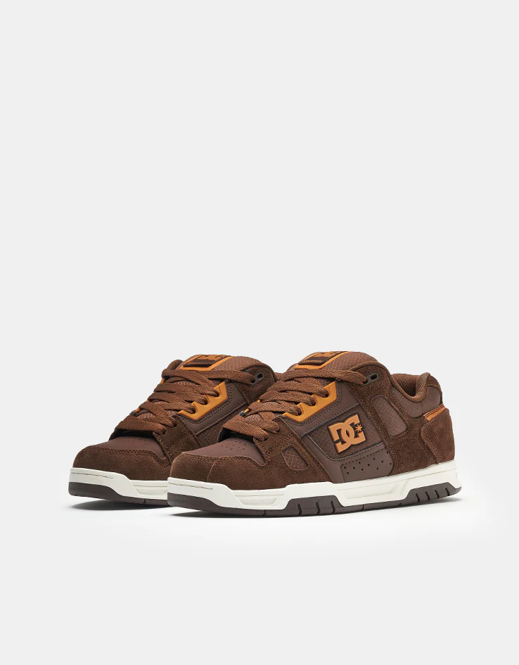 DC Stag Skate Shoes - Brown/Brown/Brown - Image 3