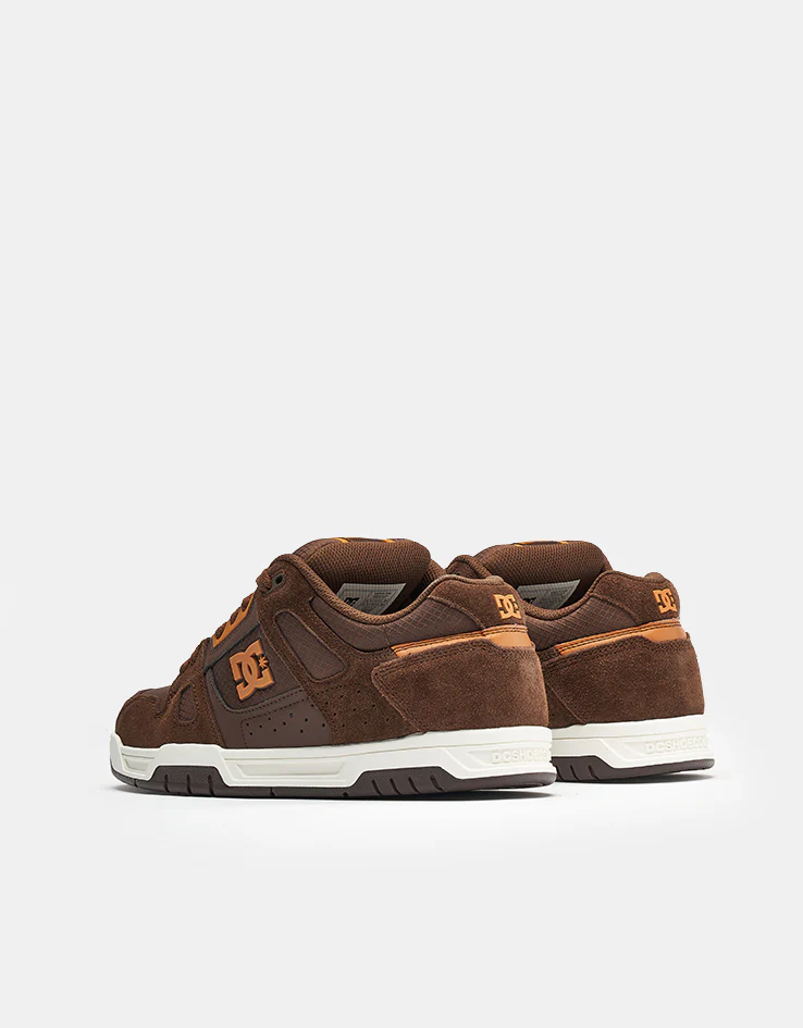 DC Stag Skate Shoes - Brown/Brown/Brown - Image 4