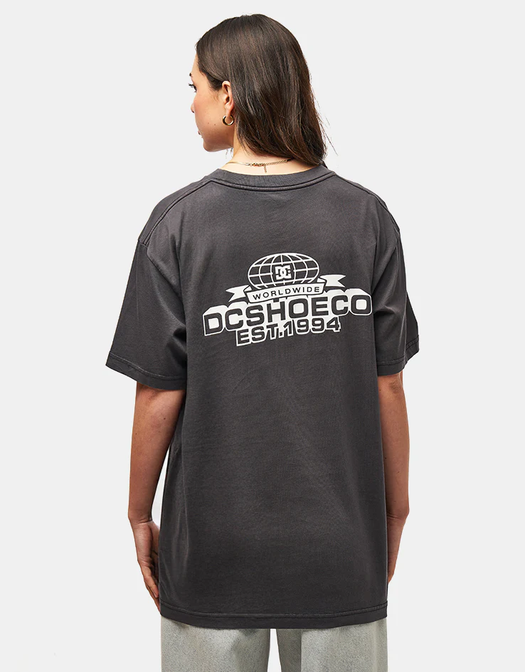 DC Stock Up T-Shirt - Black Enzyme Wash - Image 5