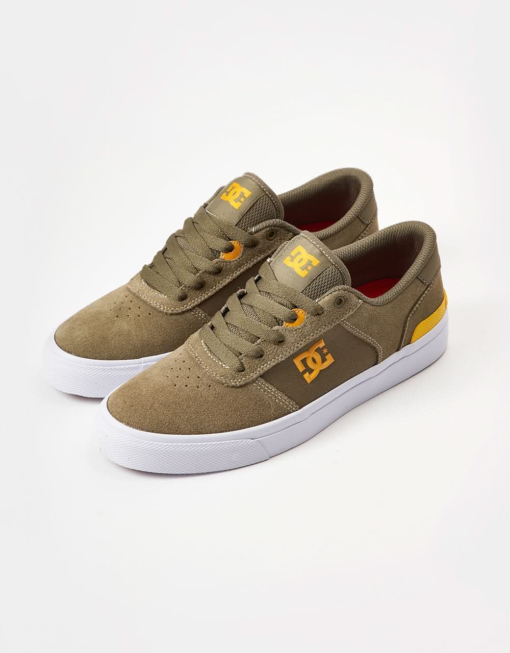 DC Teknic S Skate Shoes - Army/Olive - Image 2