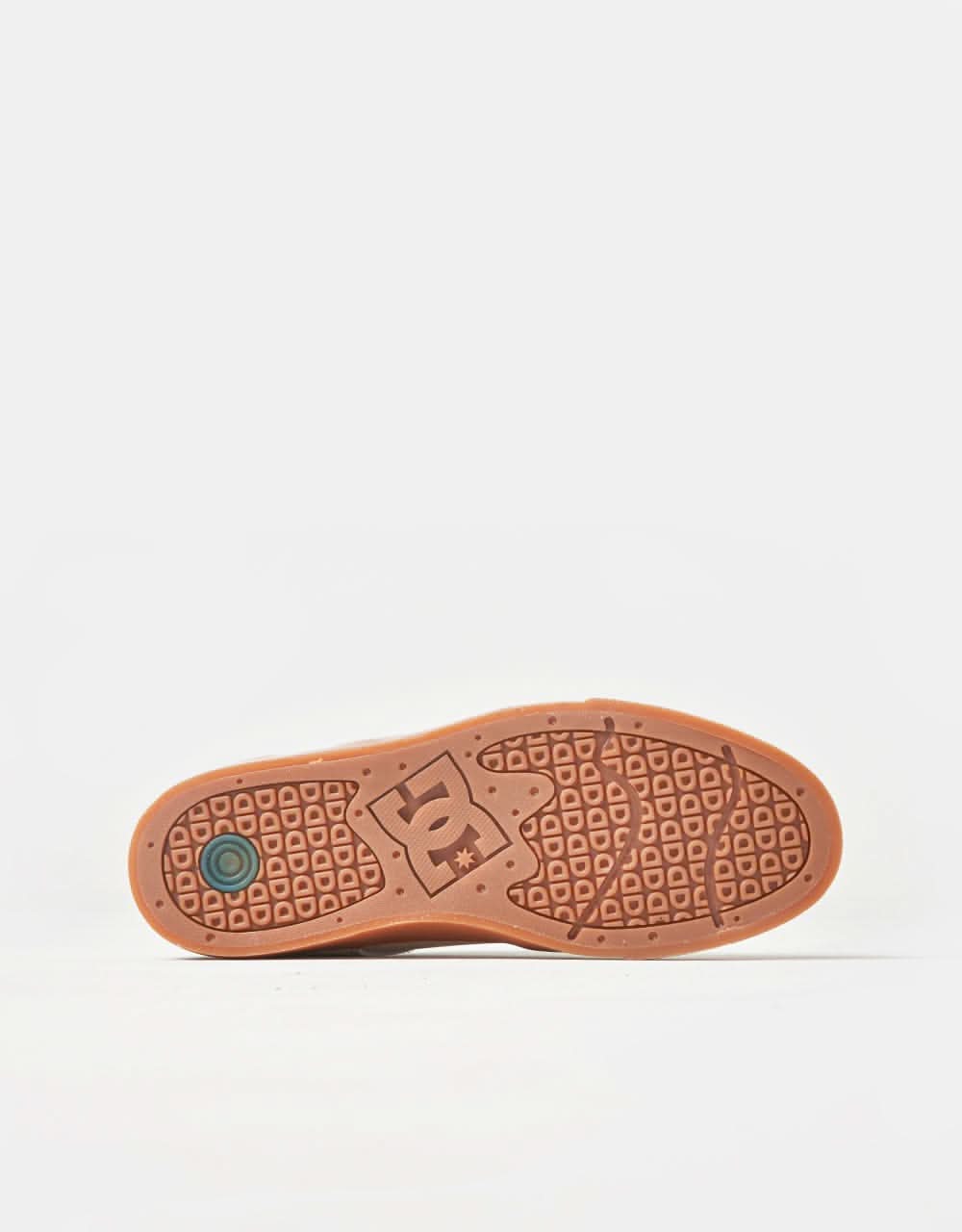 DC Teknic S Skate Shoes - White/Gum - Image 4