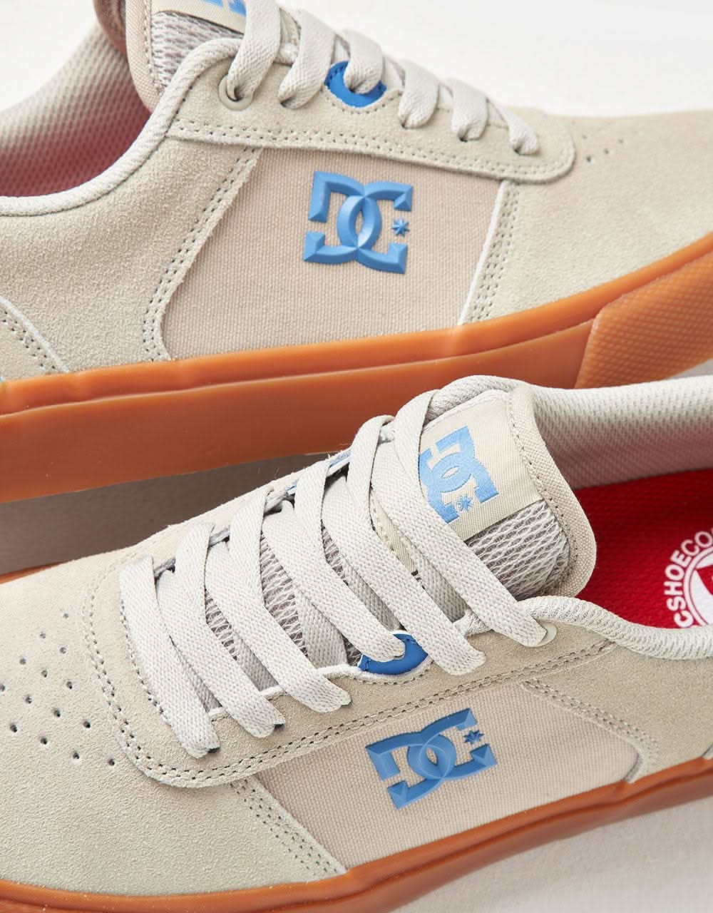 DC Teknic S Skate Shoes - White/Gum - Image 5