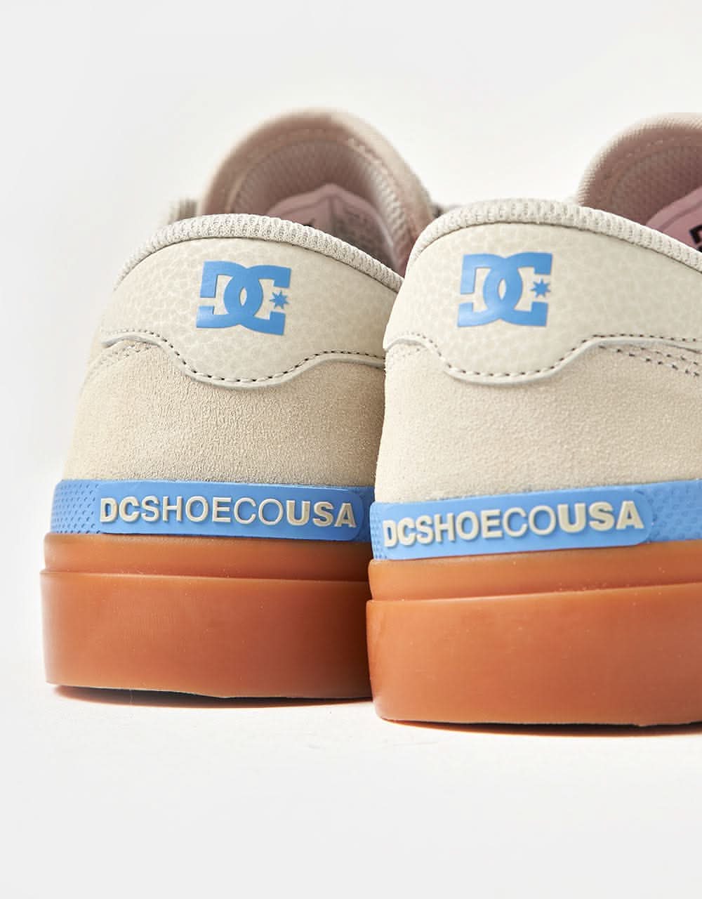 DC Teknic S Skate Shoes - White/Gum - Image 7