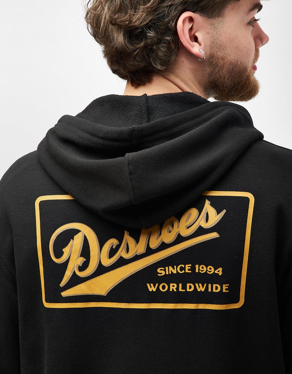 DC The Classic Zip Hoodie - Black - Image 4