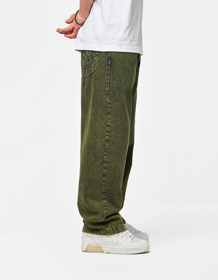 DC Worker Baggy Denim - Bronze Green - Image 3