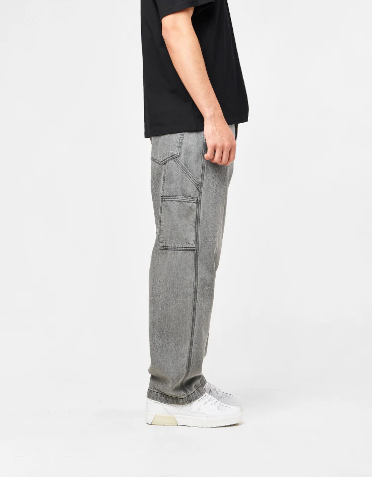 DC Worker Baggy Carpenter Pant - Medium Grey - Image 3