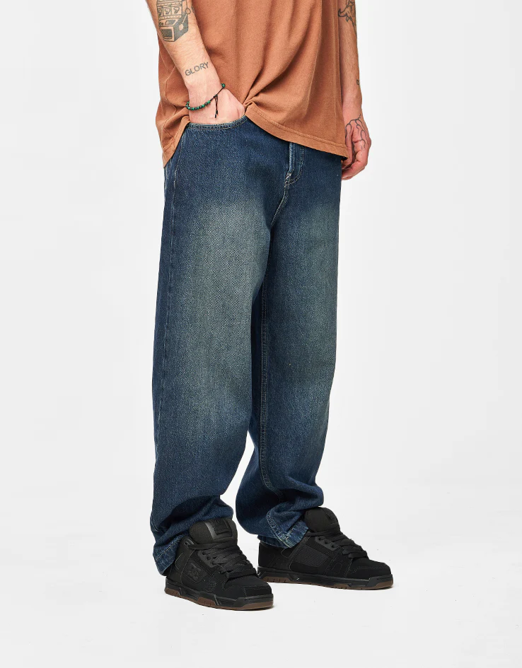 DC Worker Baggy Denim - Dark Denim - Image 2