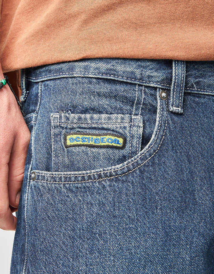 DC Worker Baggy Denim - Dark Denim - Image 6