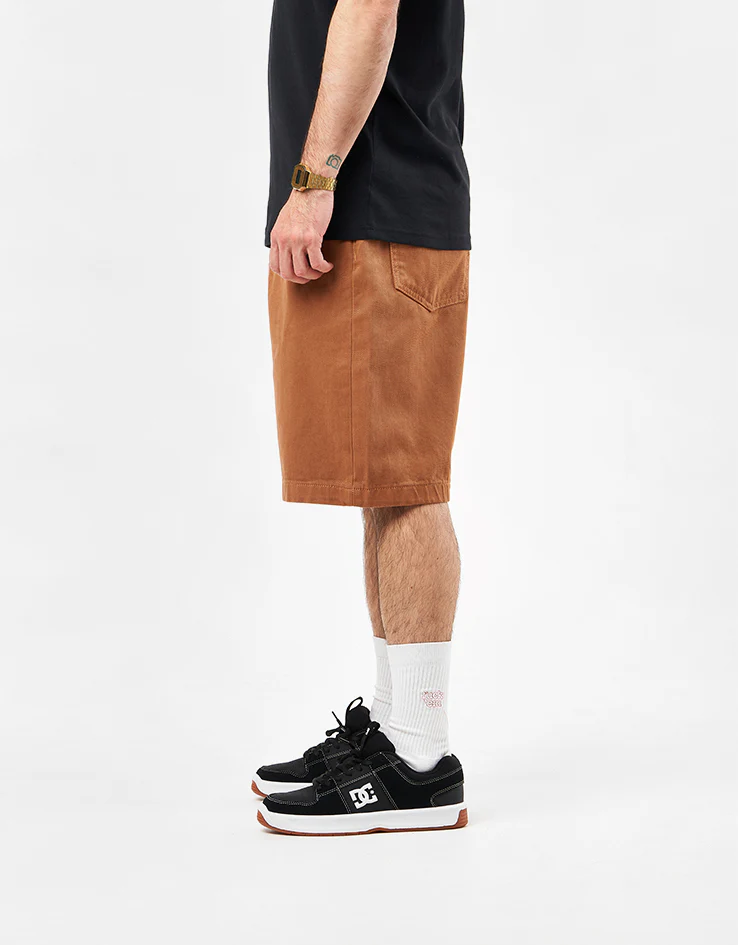 DC Worker Baggy Denim Shorts - Chipmunk Overdye - Image 3