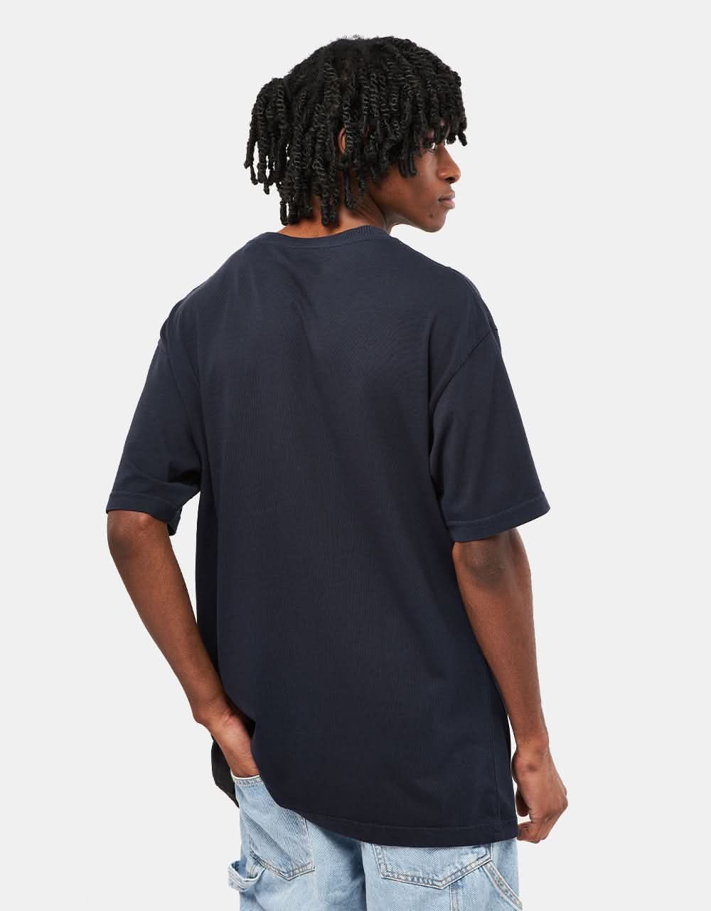 DC Worldwide Fav T-Shirt - Navy Blazer - Image 2