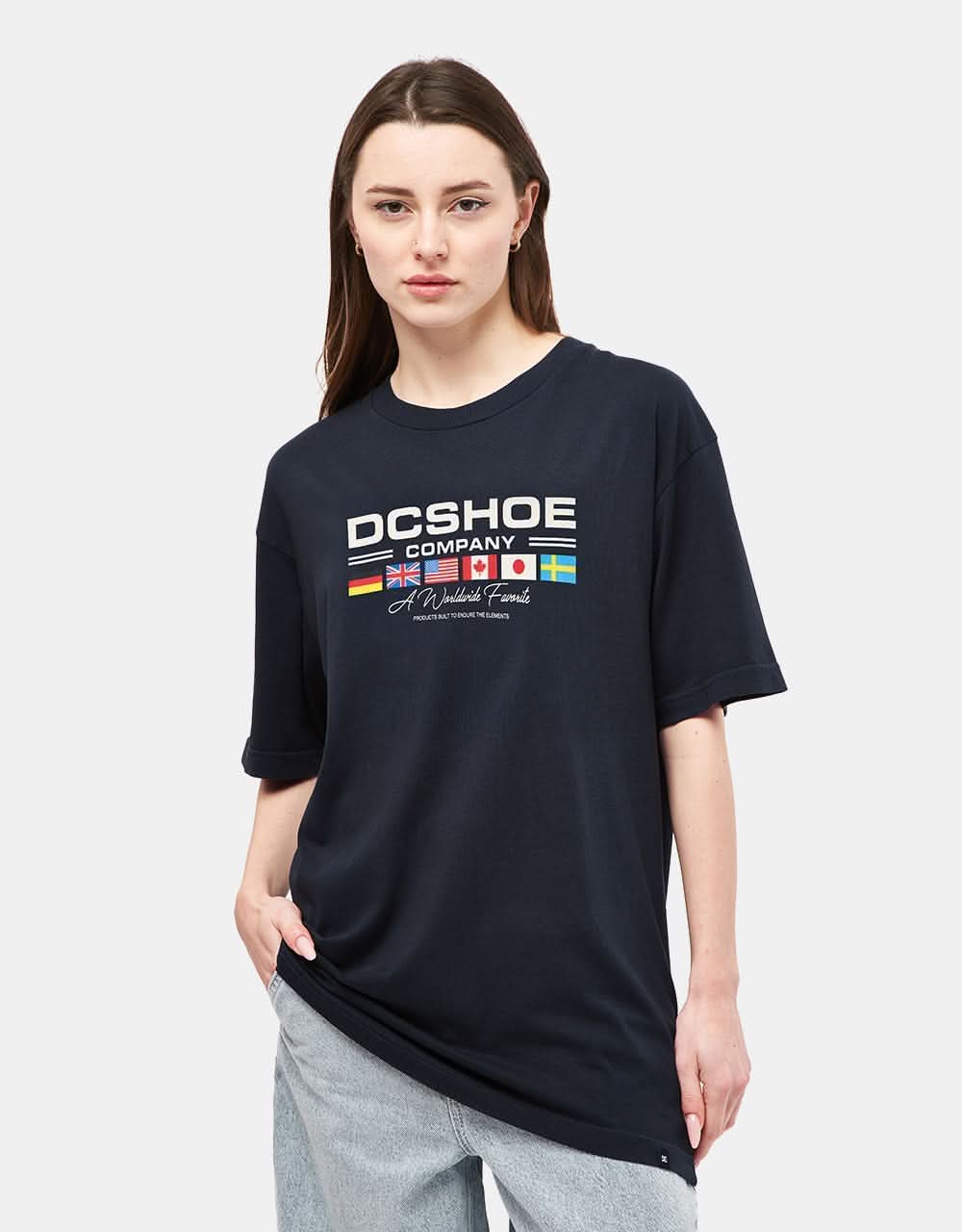 DC Worldwide Fav T-Shirt - Navy Blazer - Image 4