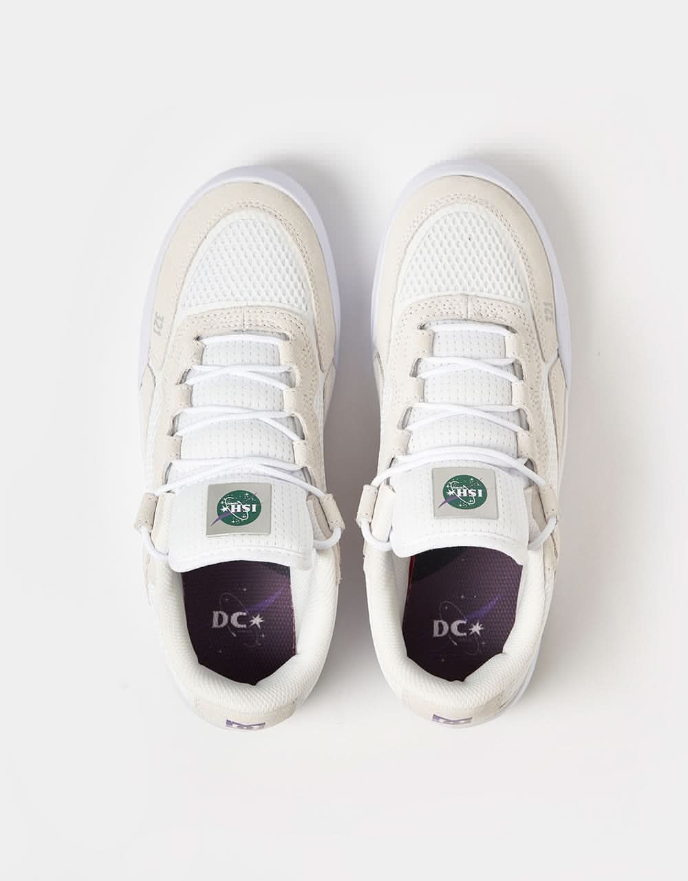 DC x Ish Metric S Skate Shoes - White/Purple - Image 5