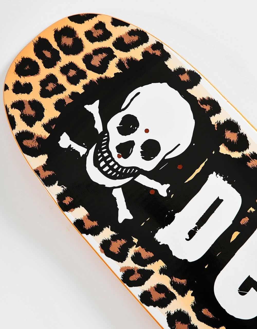 Death Punk Leopard Hybrid Shape Skateboard Deck - 8.9" - Image 3