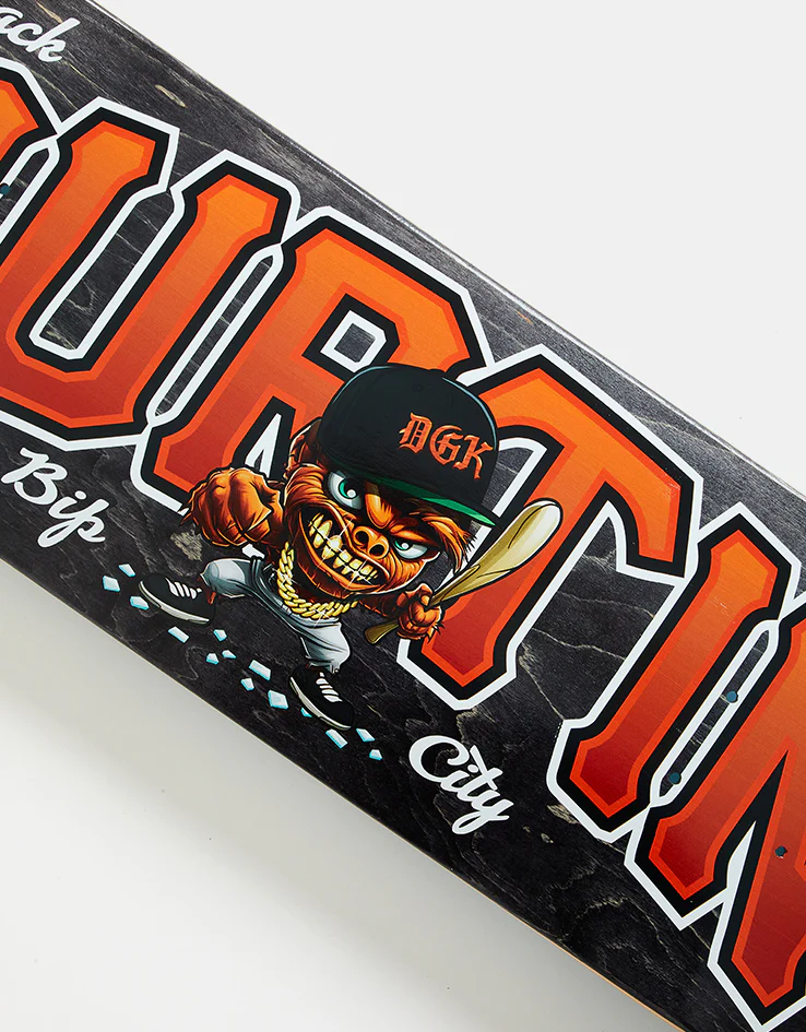 DGK Curtin Bip City Skateboard Deck - 8.38" - Image 3