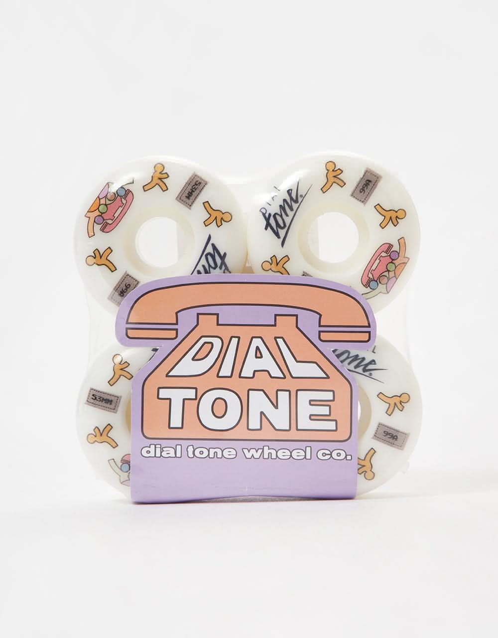 Dial Tone AOL Conical 99a Skateboard Wheels - 53mm - Image 2