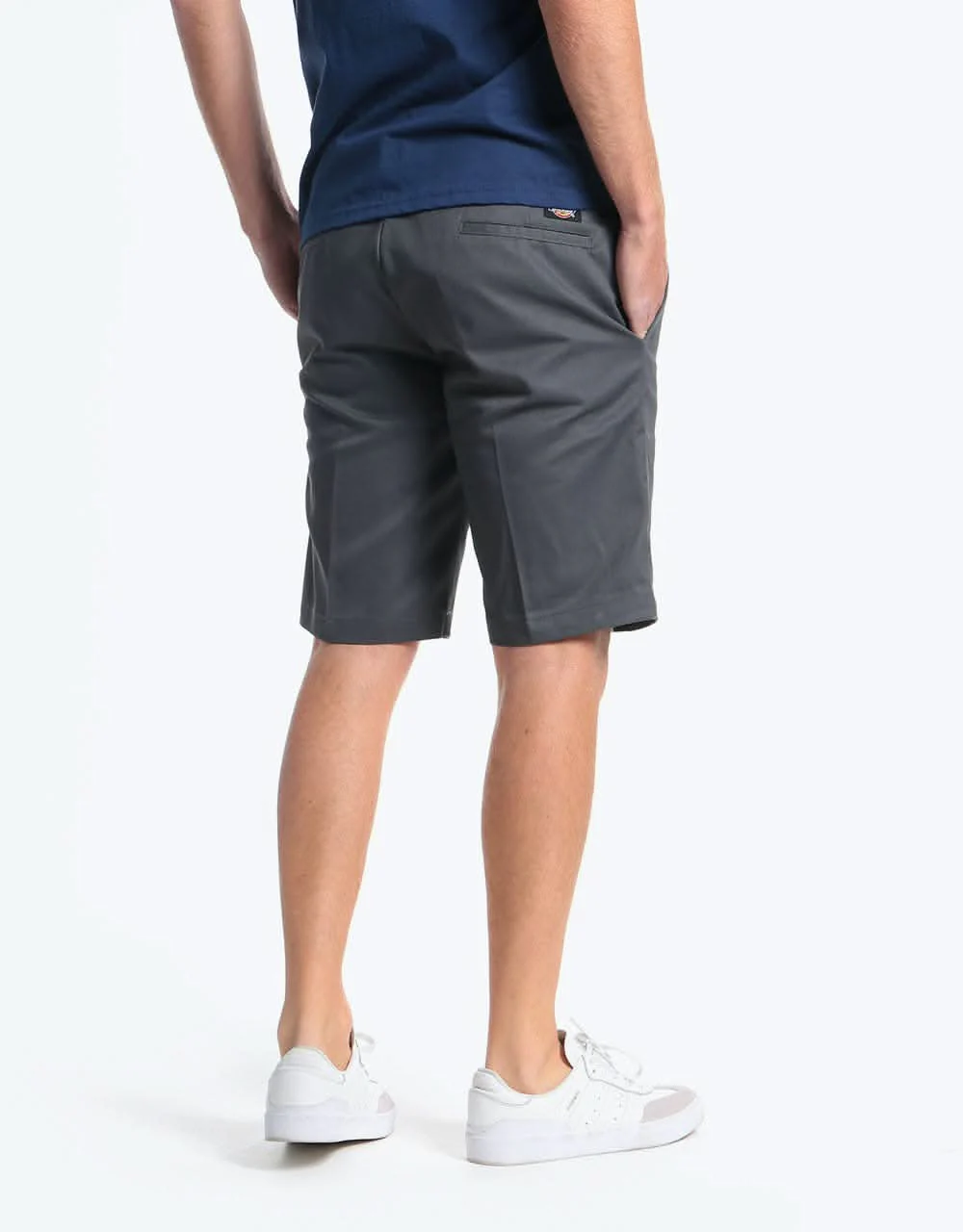 Dickies 11" Slim Straight Work Shorts - Charcoal - Image 2